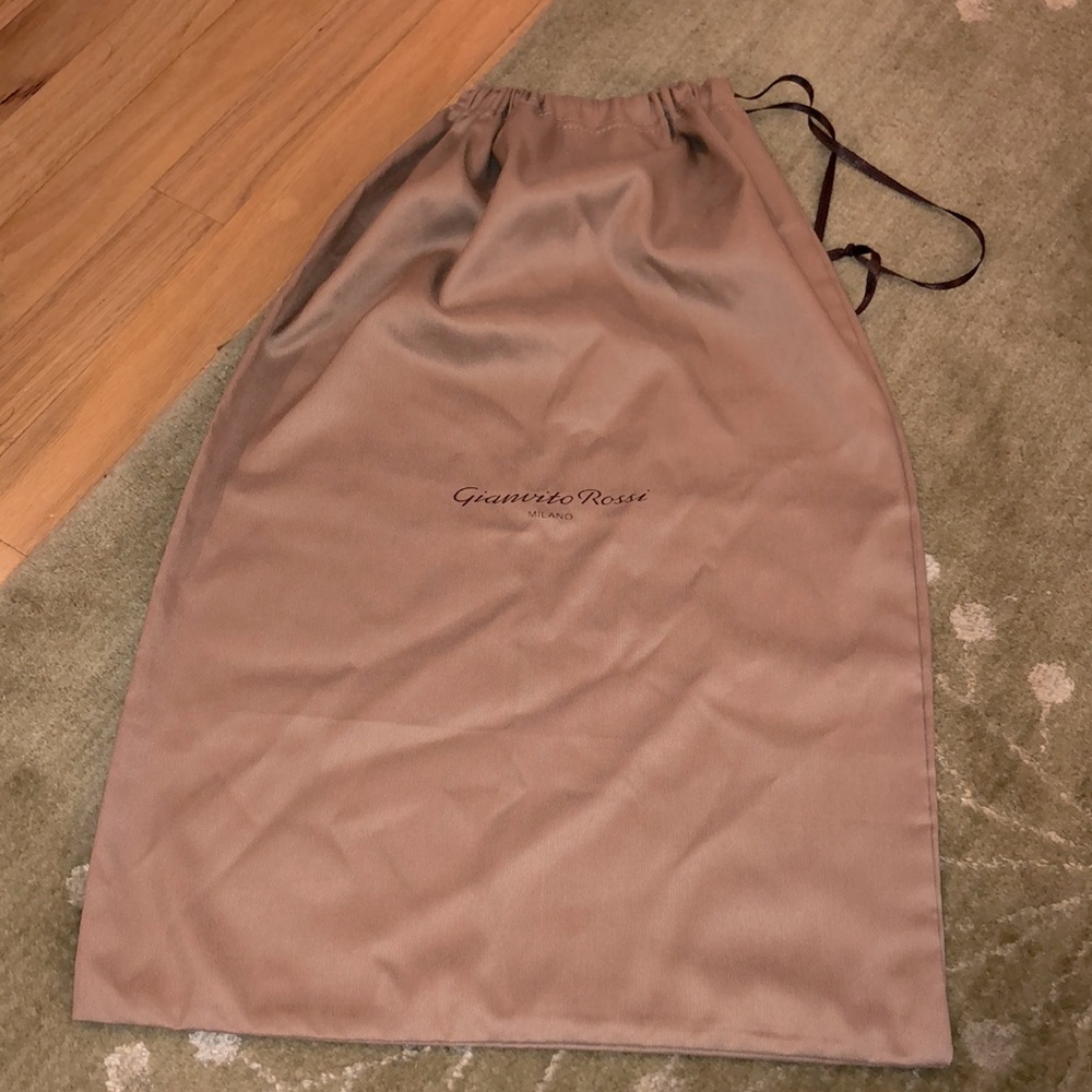 Gianvito rossi large brown dust bag 20x14 inches